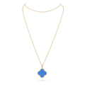 18K Magic Alhambra Agate Necklace