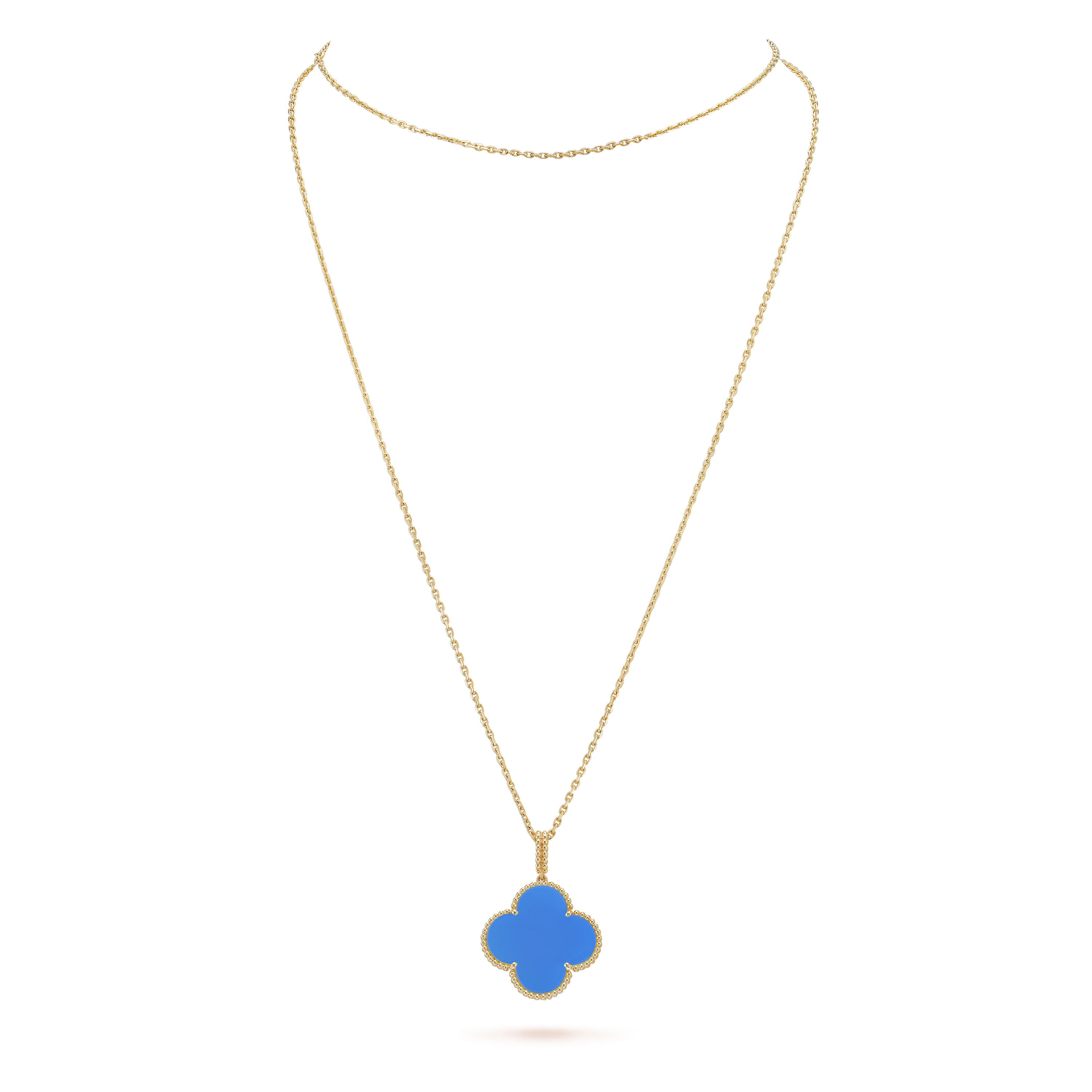 18K Magic Alhambra Agate Necklace