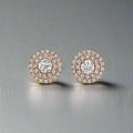 18K Celestial T Soleste Diamonds Rose Gold Earrings