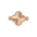 18K Celestial Vintage Alhambra Reversible Ring