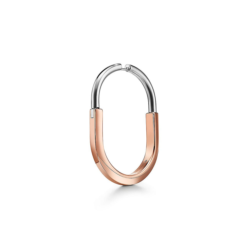 18K Celestial T Lock Diamond Earrings