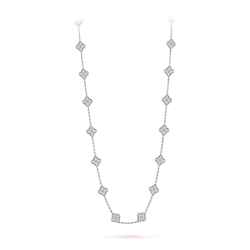 18K Celestial Vintage Alhambra 20 Motifs Long Necklace