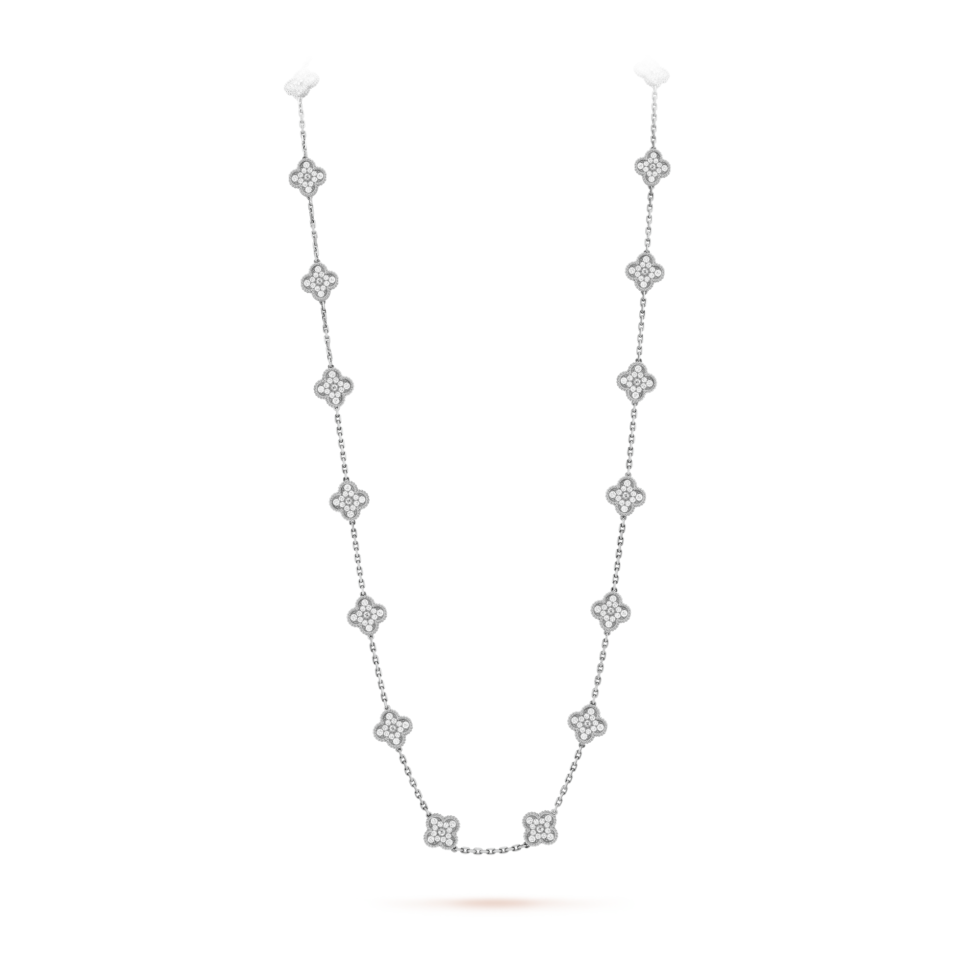 18K Celestial Vintage Alhambra 20 Motifs Long Necklace
