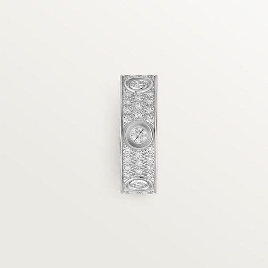 18K Celestial Love Diamond-Paved 6.5mm Ring