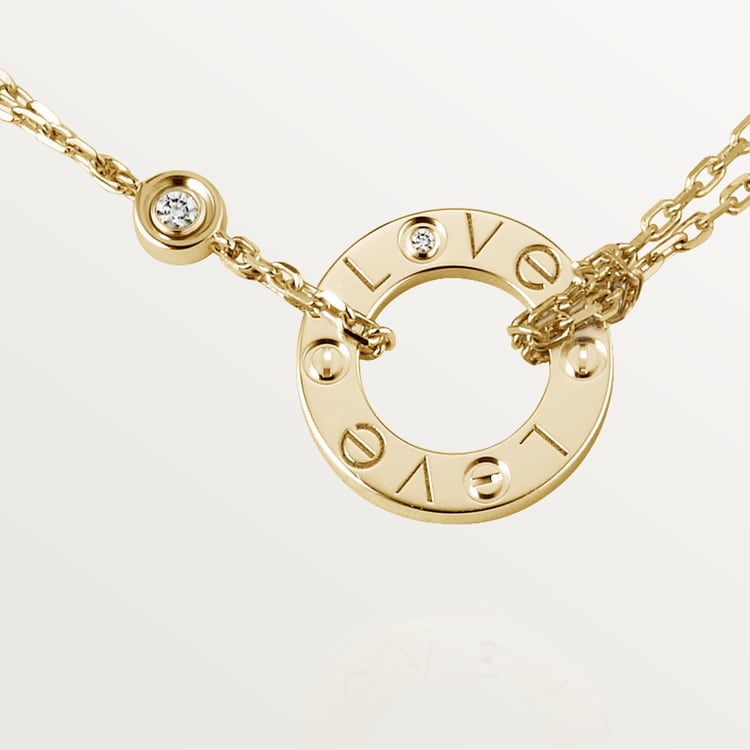 18K Celestial Love 2 Diamond Necklace