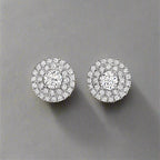 18K Celestial T Soleste Diamonds White Gold Earrings