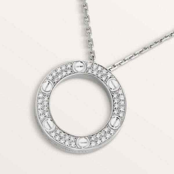18K Celestial Love Diamond-Paved Necklace