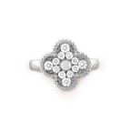 18K Celestial Vintage Alhambra Diamonds Ring