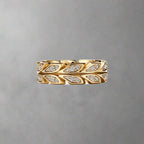 18K Celestial Yellow Gold Victoria Vine  Ring