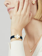 18K Celestial Sweet Alhambra Diamond Clover Necklace