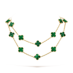 18K Vintage Alhambra 20 Motifs Long Necklace