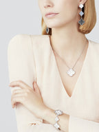 18K Celestial Magic Alhambra Three Motifs Earrings