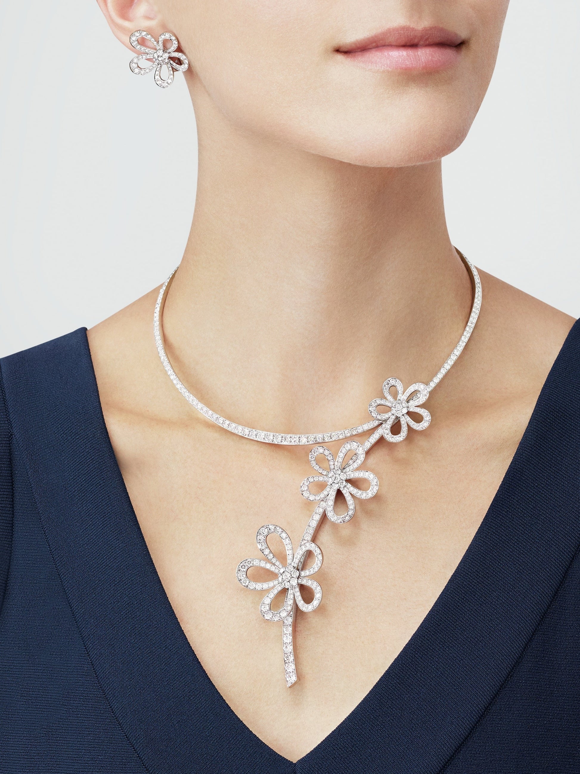 18k Celestial Flowerlace Earrings