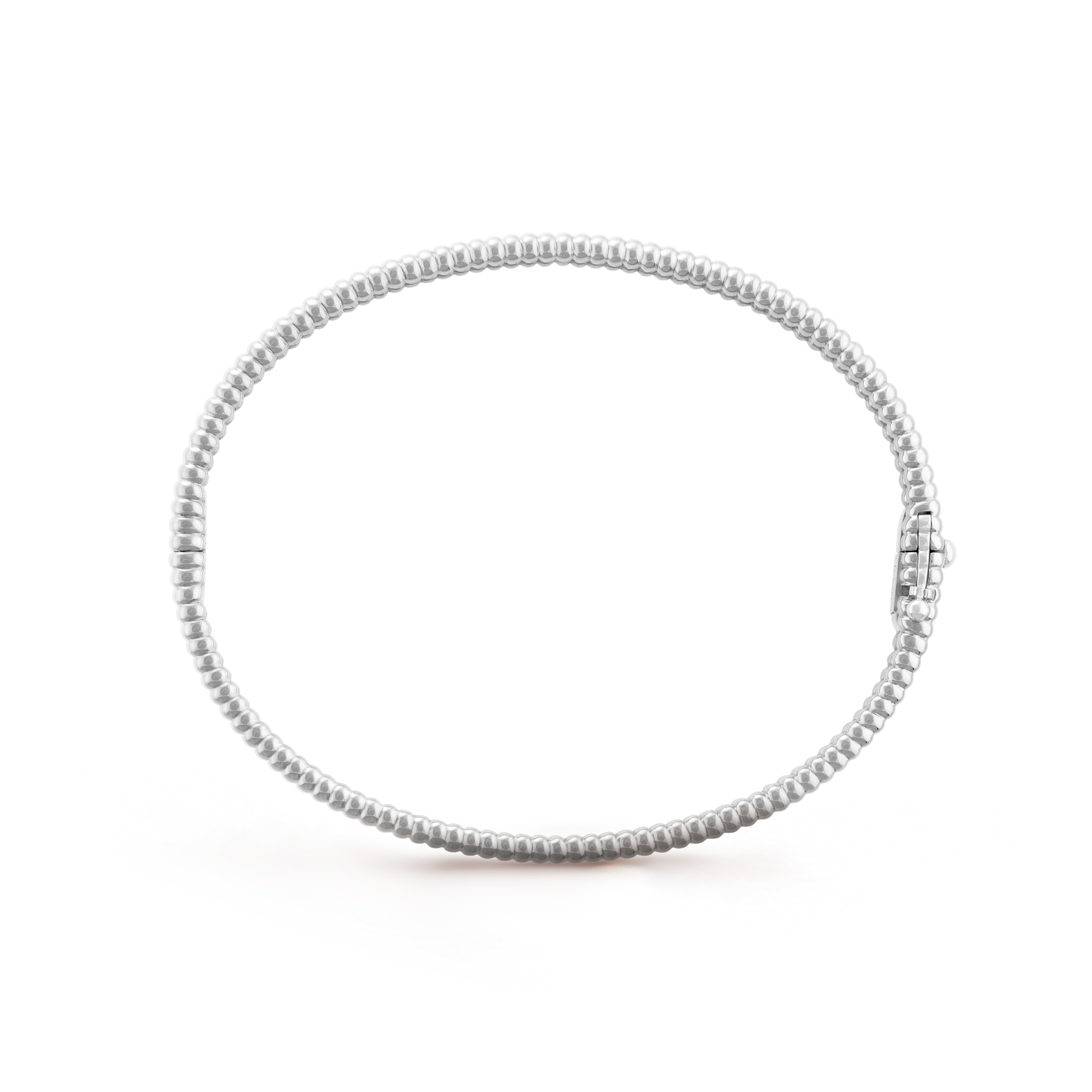 18K Celestial Perl̩e Diamonds One Row Bracelet