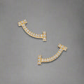 18K Celestial T Smile Diamonds Earrings