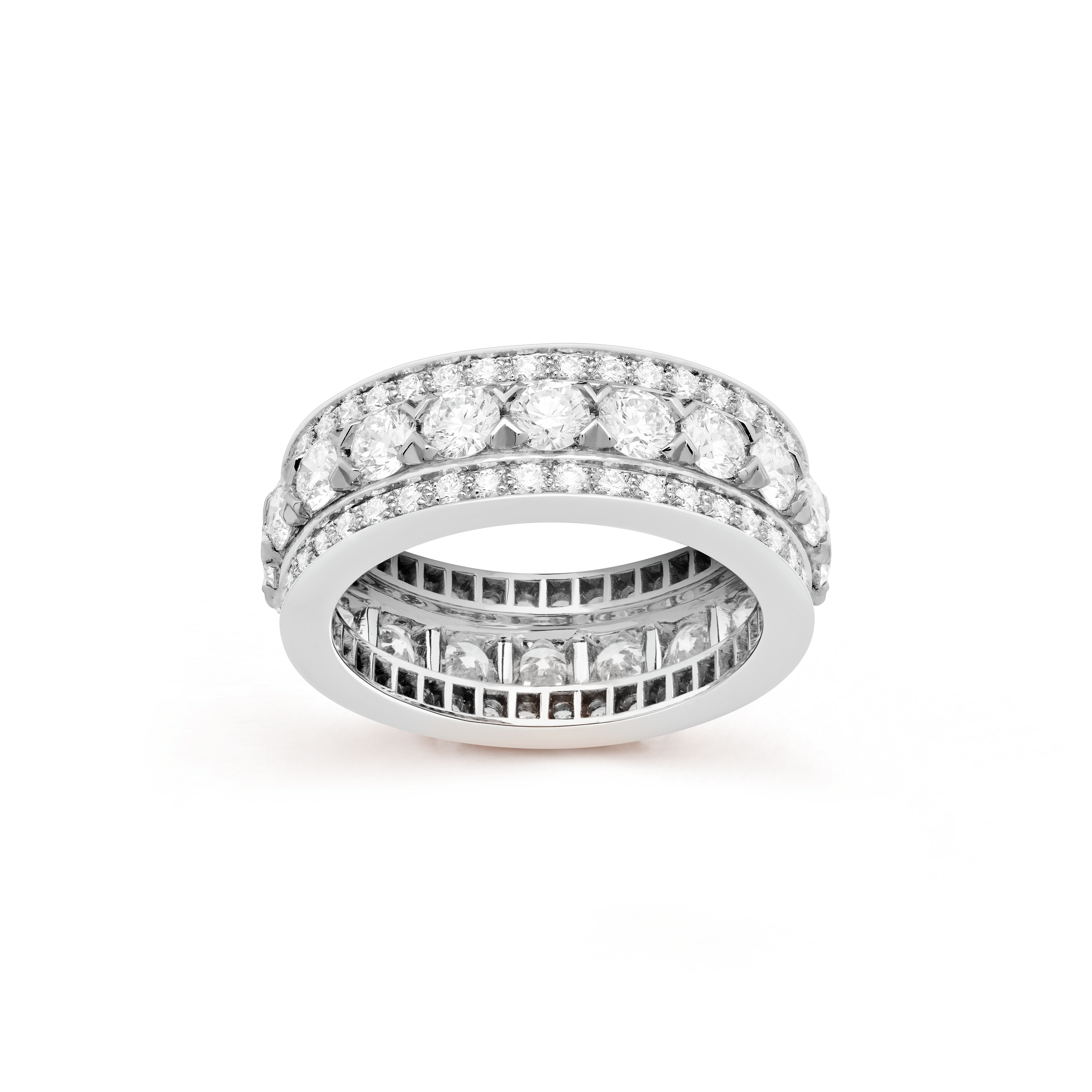 18K Celestial Enlacement Wedding Ring