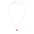 18K Celestial Sweet Alhambra Heart Pendant Necklace