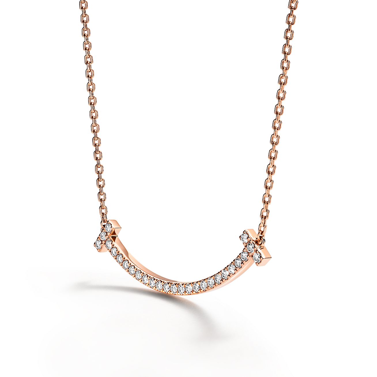 18K Celestial T Medium Diamond Pendant Necklace