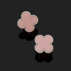 18K Celestial Magic Alhambra Pink Opale Earrings