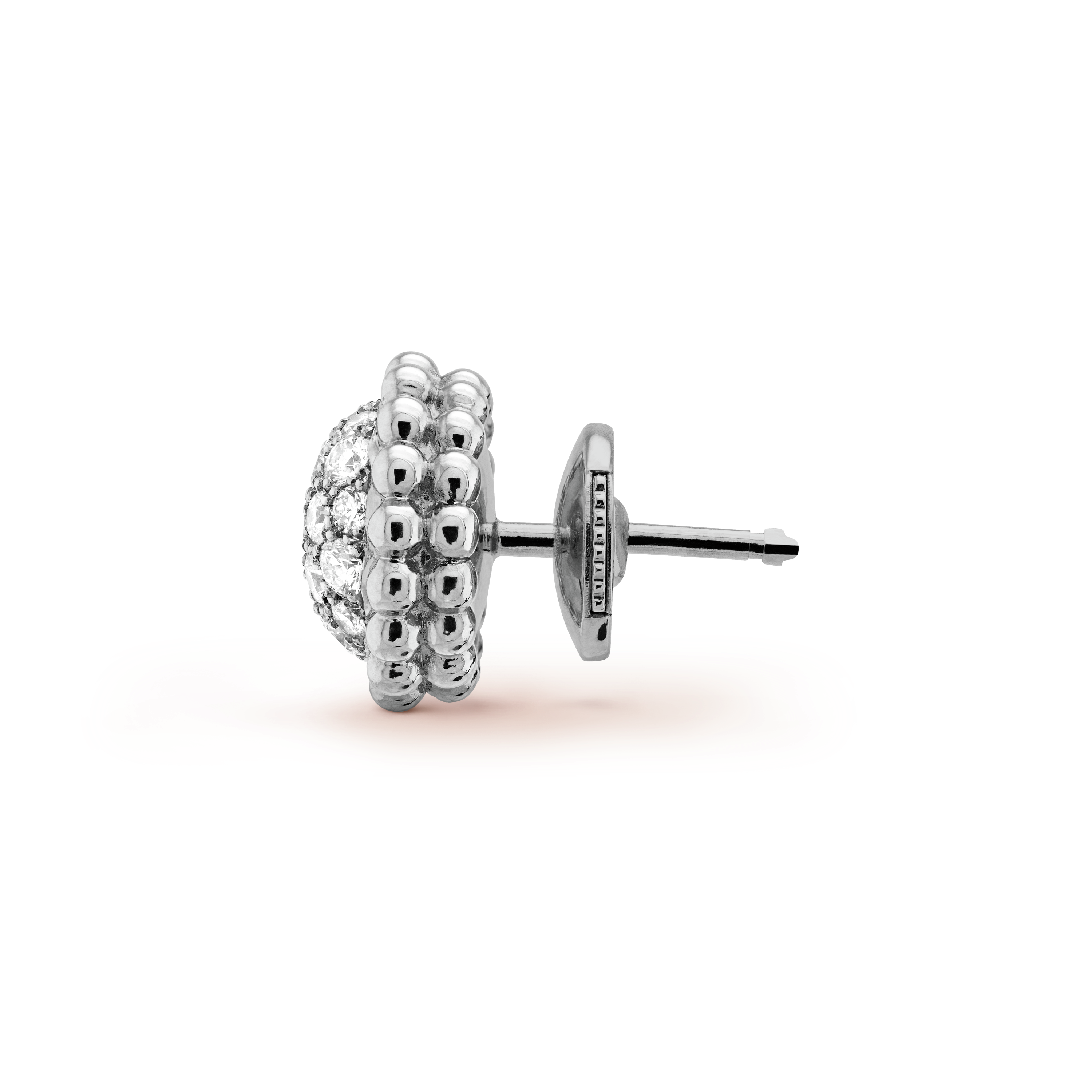 18K Celestial Perl̩e Diamonds Earrings