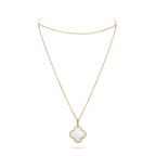 18K Magic Alhambra One Motif Pearl Necklace