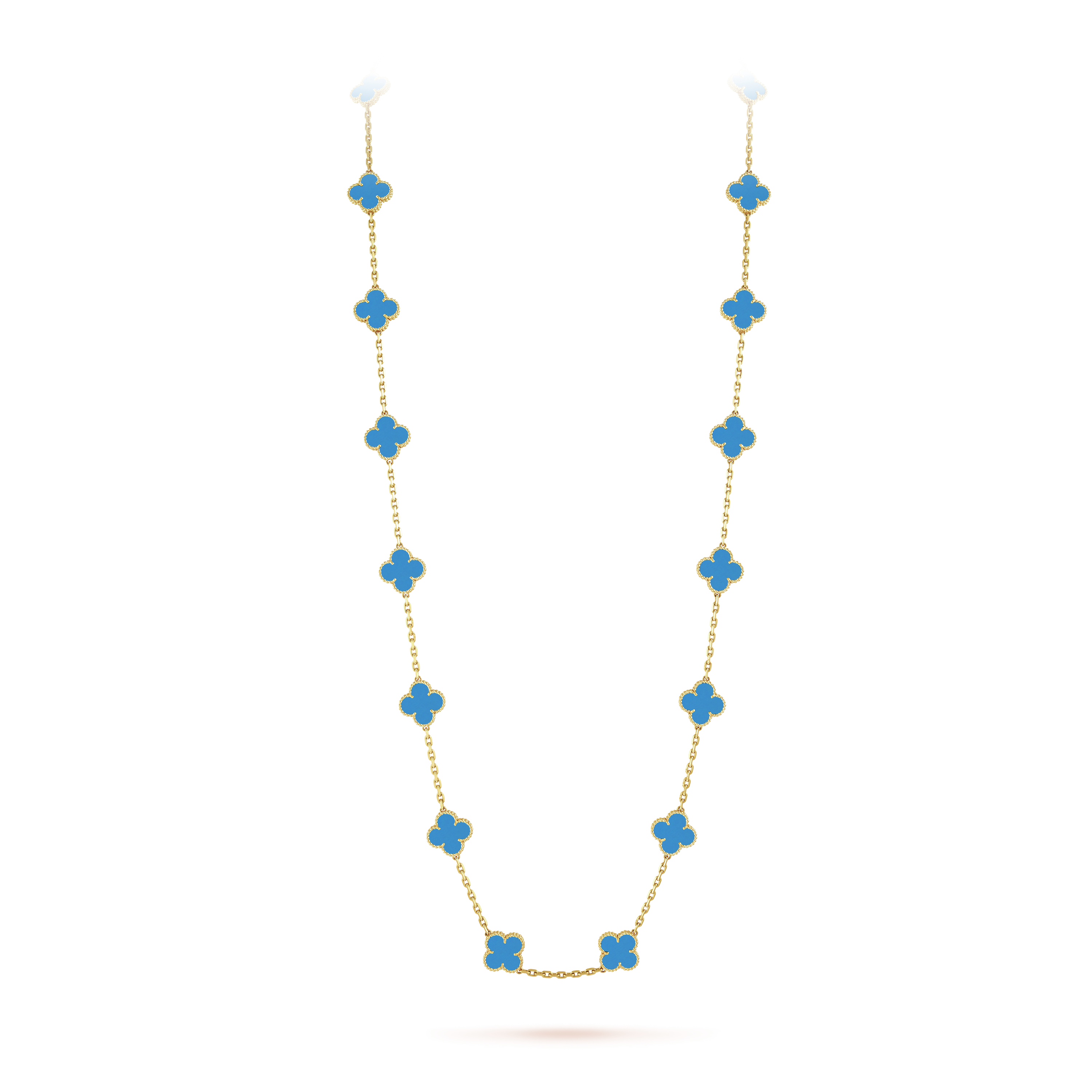18K Celestial Vintage Alhambra 20 Motifs Long Necklace