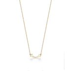 18K Celestial T Small Diamond Pendant Necklace