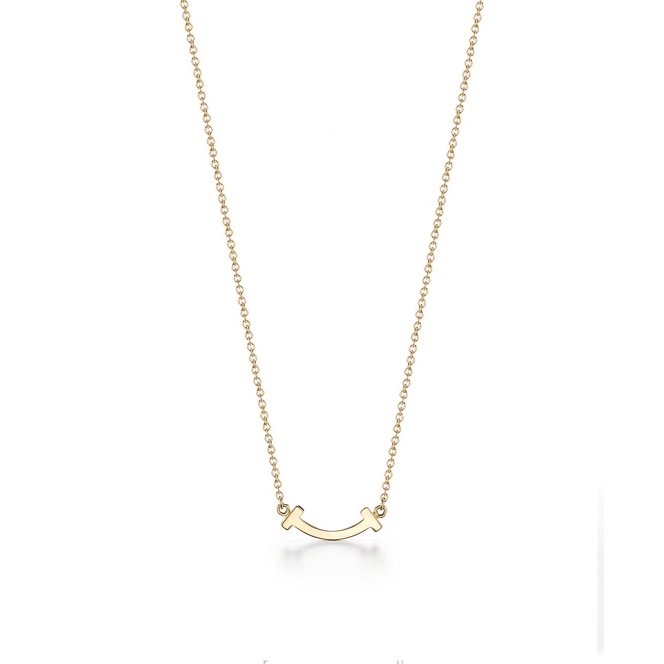 18K Celestial T Small Diamond Pendant Necklace