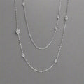 18K Celestial T Elsa Peretti Diamonds By The Yard Necklace