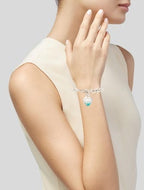 18K Celestial T Heart Tag Bracelet