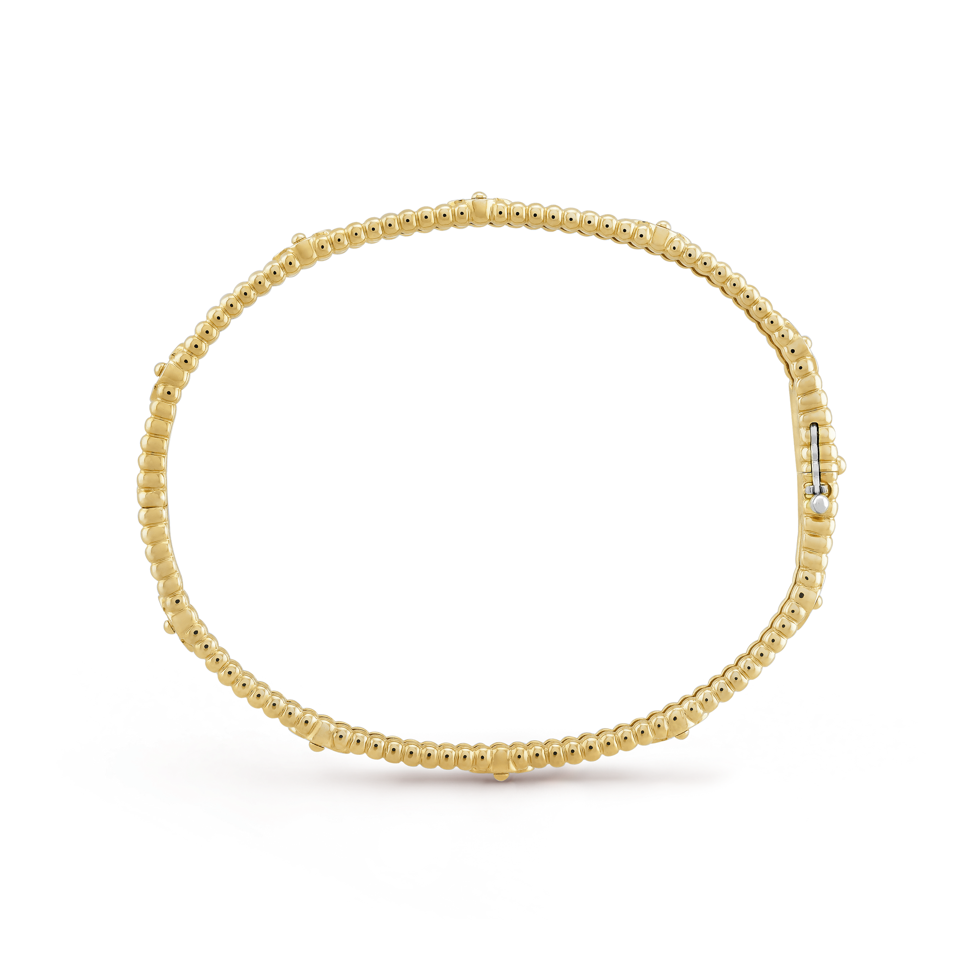 18K Celestial Perl̩e Sweet Clovers Small Bracelet