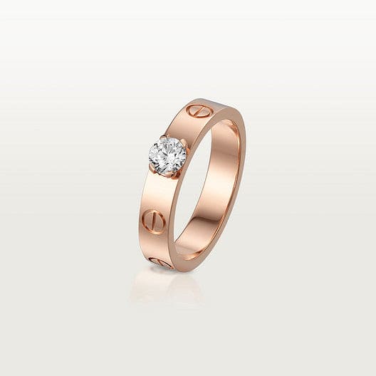 18K Celestial Love Solitaire Ring