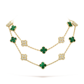 18K Vintage Alhambra 20 Motifs Long Necklace