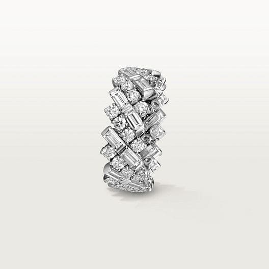 18K Celestial Reflection De Wedding Ring
