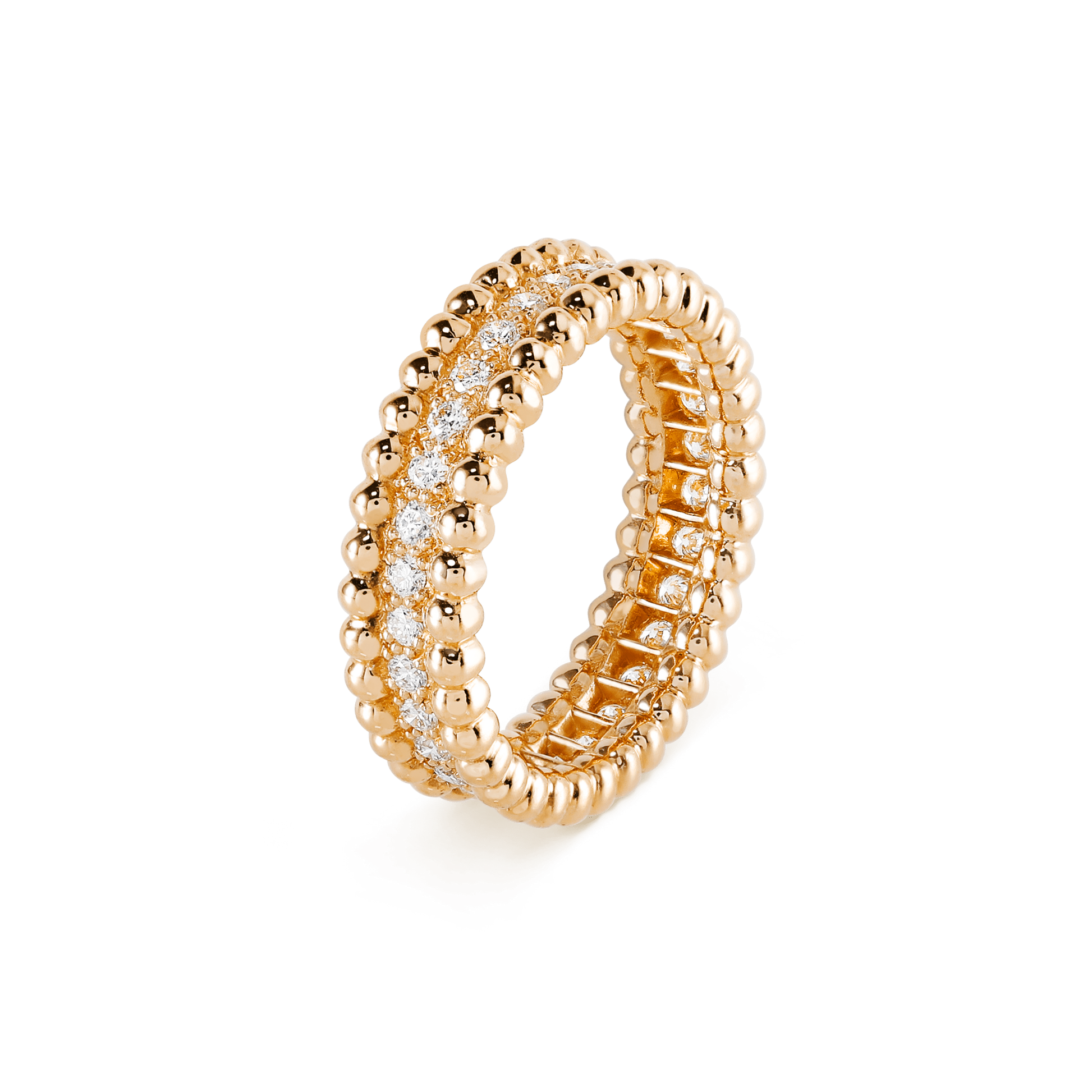 18K Celestial Perl̩e Diamonds Ring