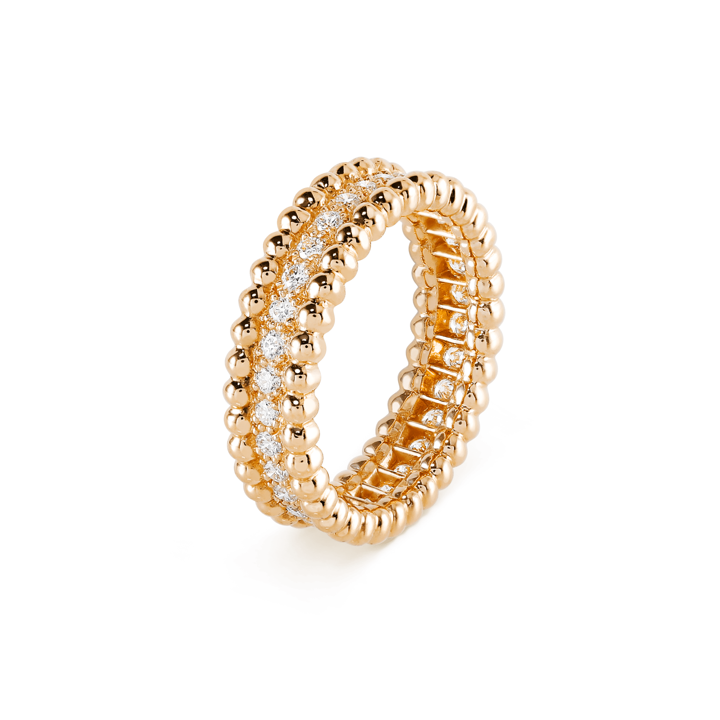 18K Celestial Perl̩e Diamonds Ring