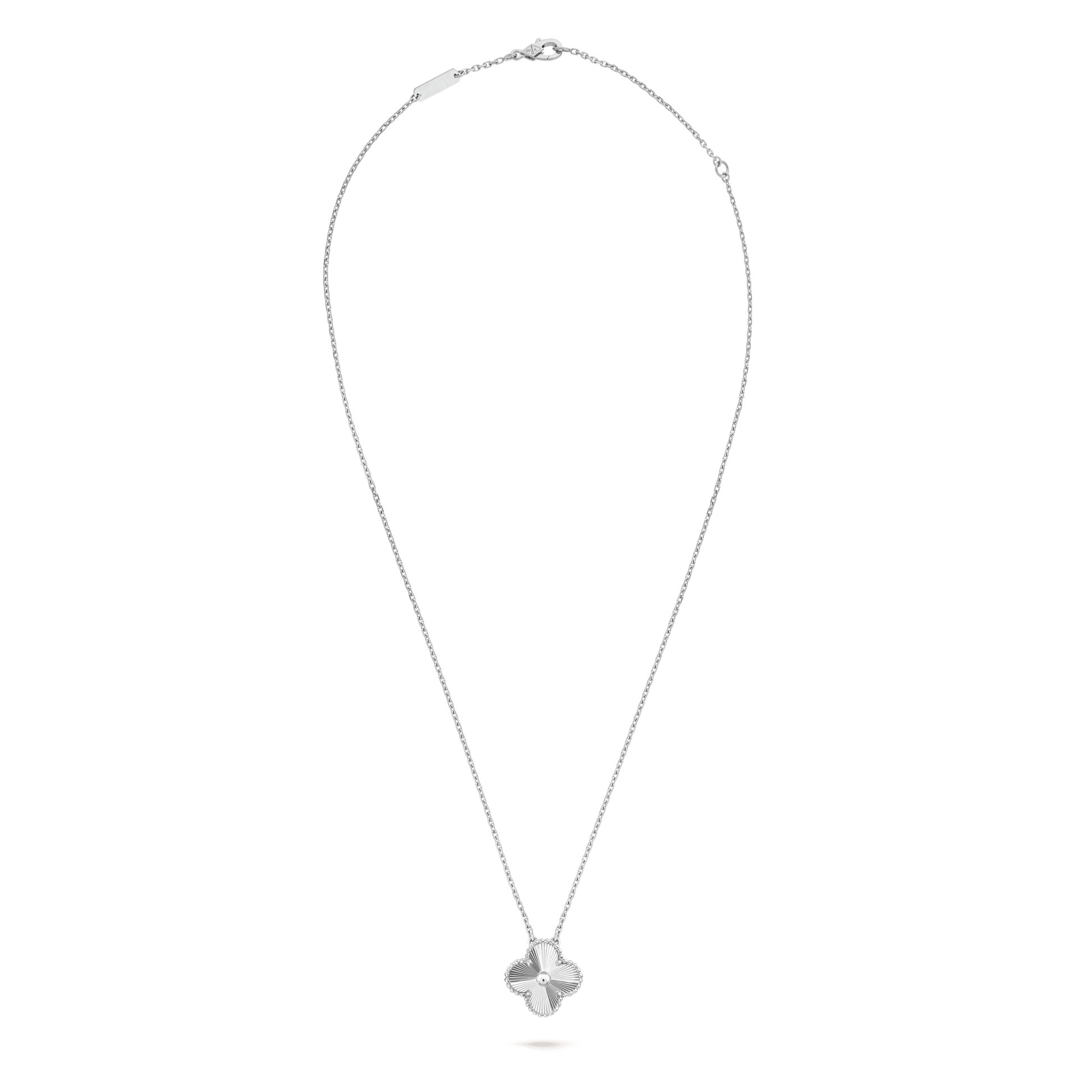 18K Celestial Vintage Alhambra Pendant Clover Necklace