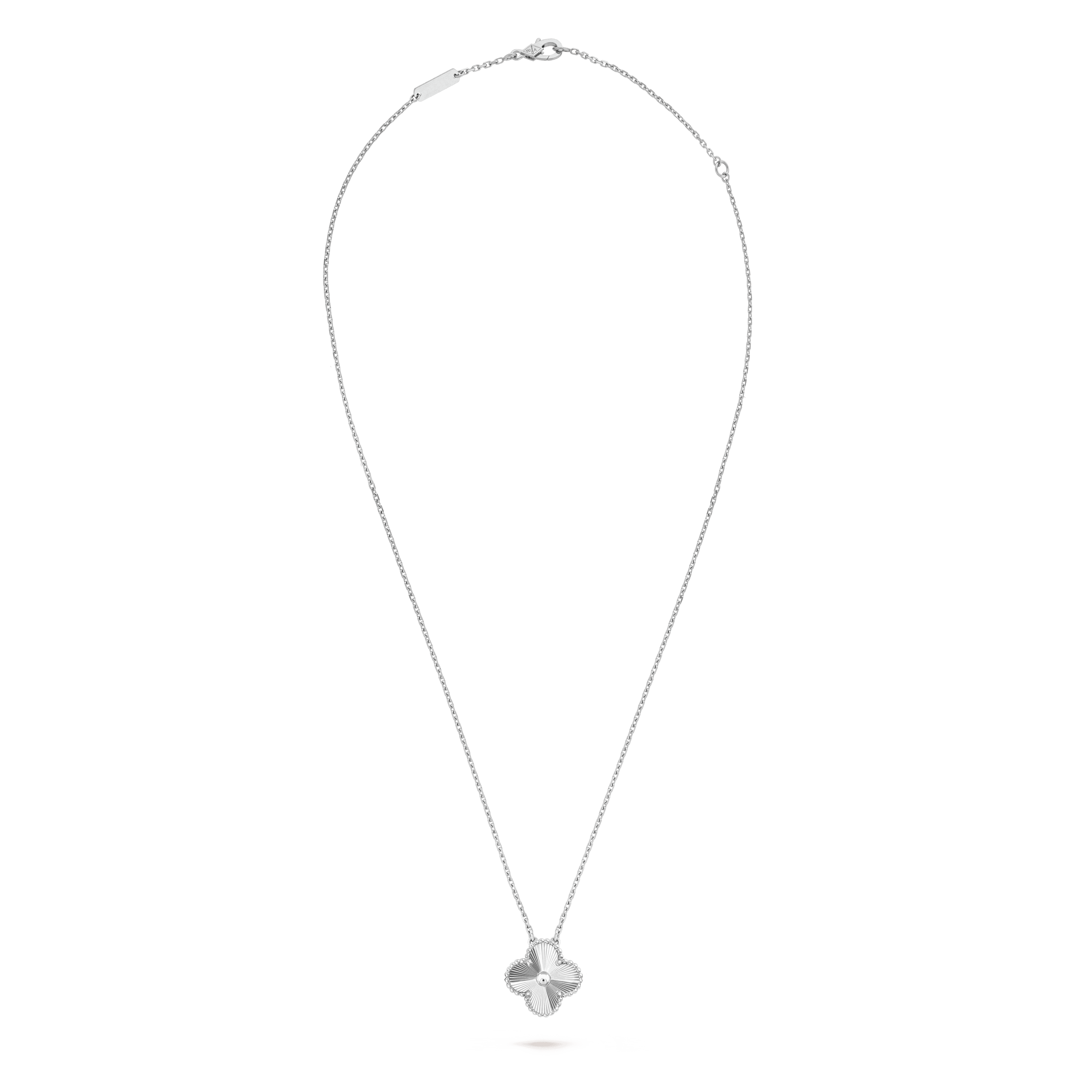 18K Celestial Vintage Alhambra Pendant Clover Necklace