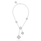 18K Celestial Magic Alhambra Six Motifs Diamonds Necklace