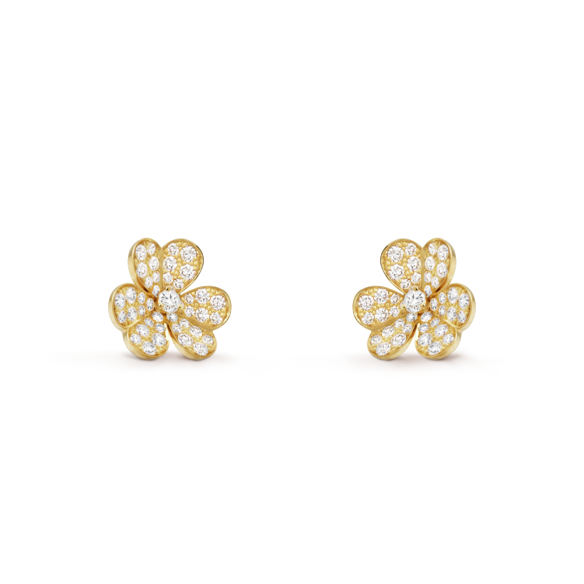 18K Celestial Yellow Gold Frivole Small Model Earrings