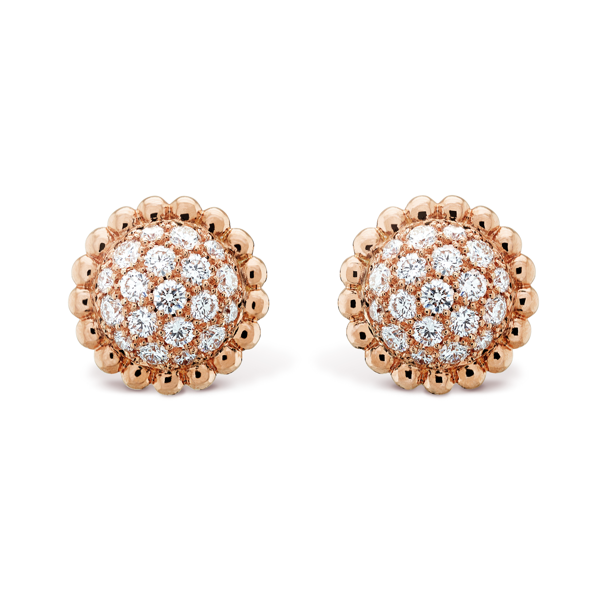 18K Celestial Perl̩e Diamonds Earrings