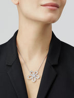 18K Celestial Flowerlace Pendant Necklace