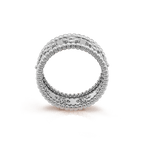 18K Celestial Perl̩e Clovers Ring