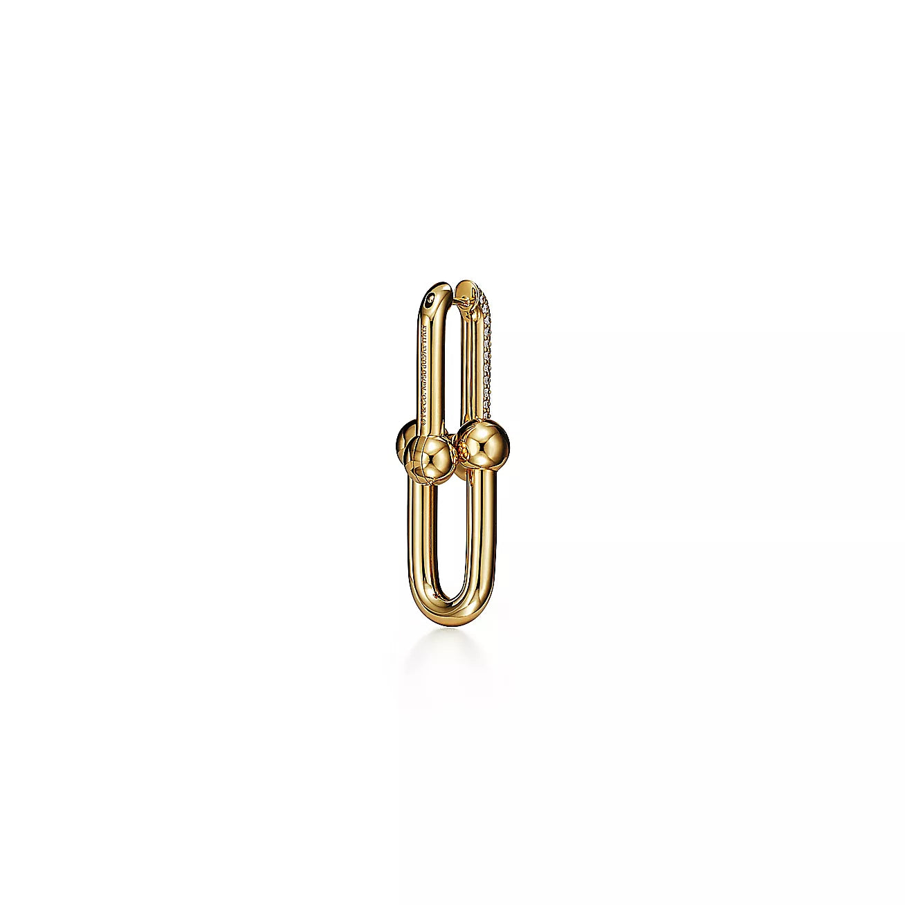 18K Celestial T HardWear Large Link Diamonds Earrings