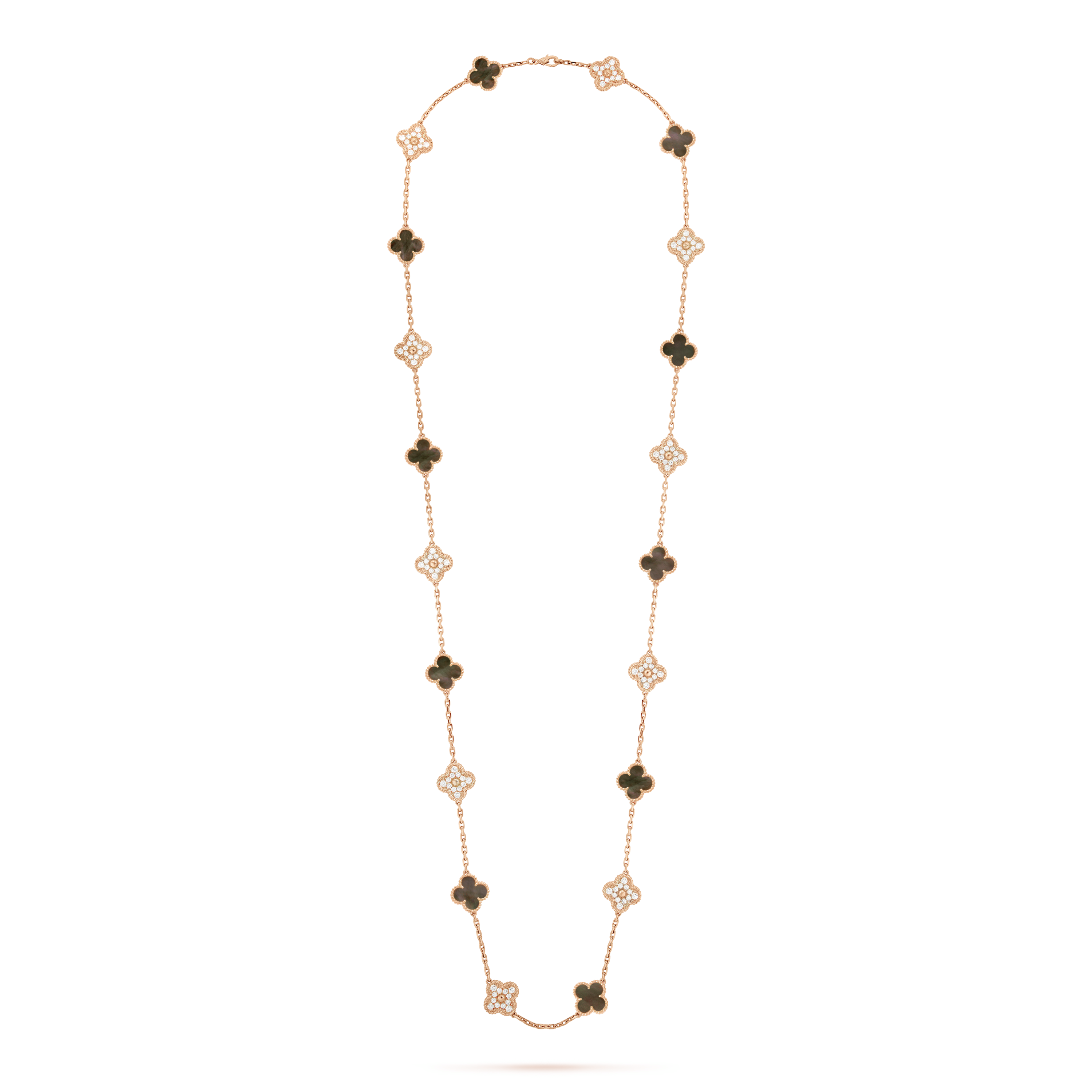 18K Celestial Vintage Alhambra 20 Motifs Long Necklace