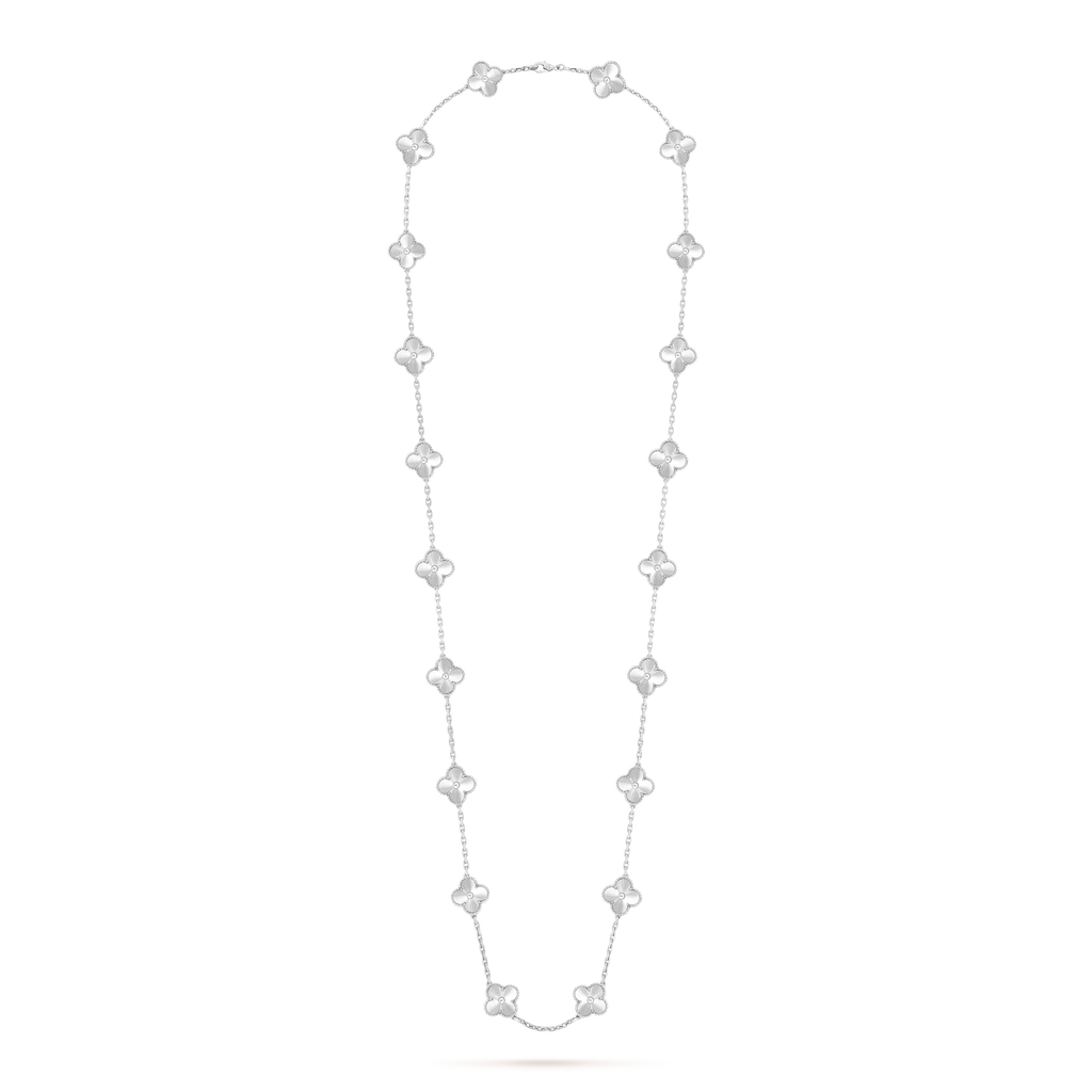 18K Celestial Vintage Alhambra 20 Motifs Long Necklace