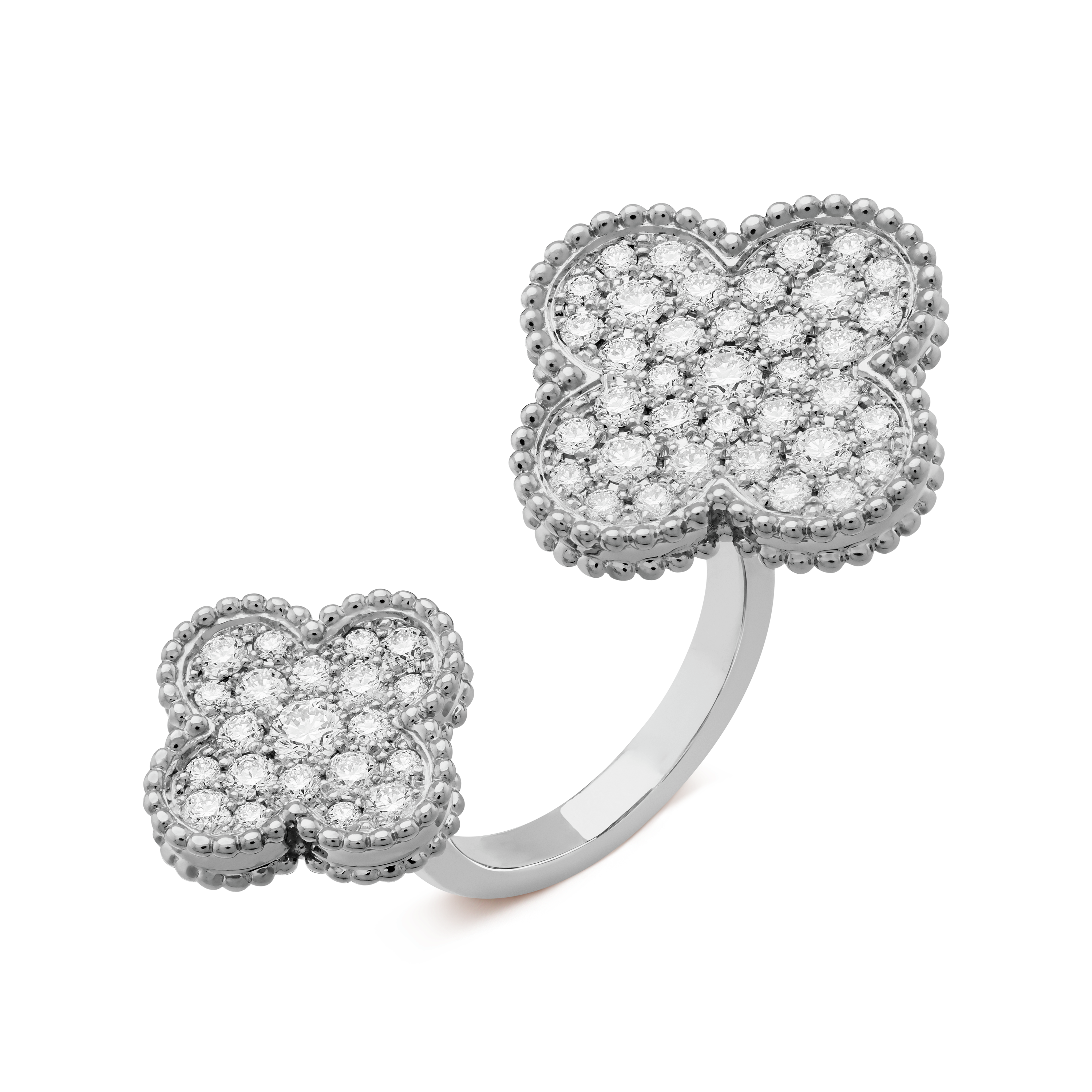 18KMagic Alhambra Diamond Ring