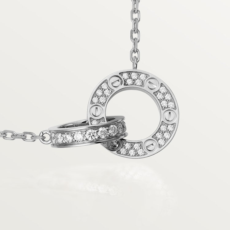 18K Celestial Love Diamonds Necklace