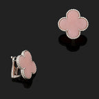 18K Celestial Magic Alhambra Pink Opale Earrings