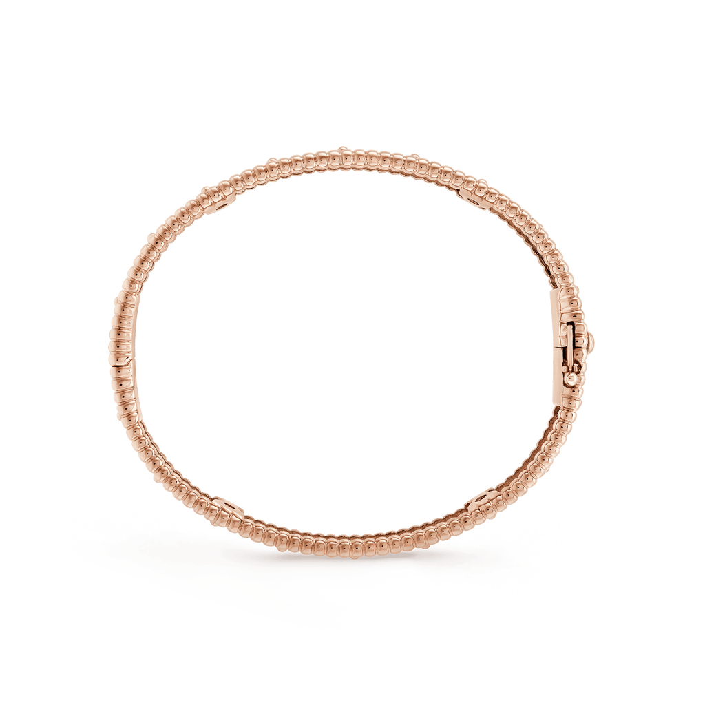 18K Celestial Perl̩e Clovers Bracelet